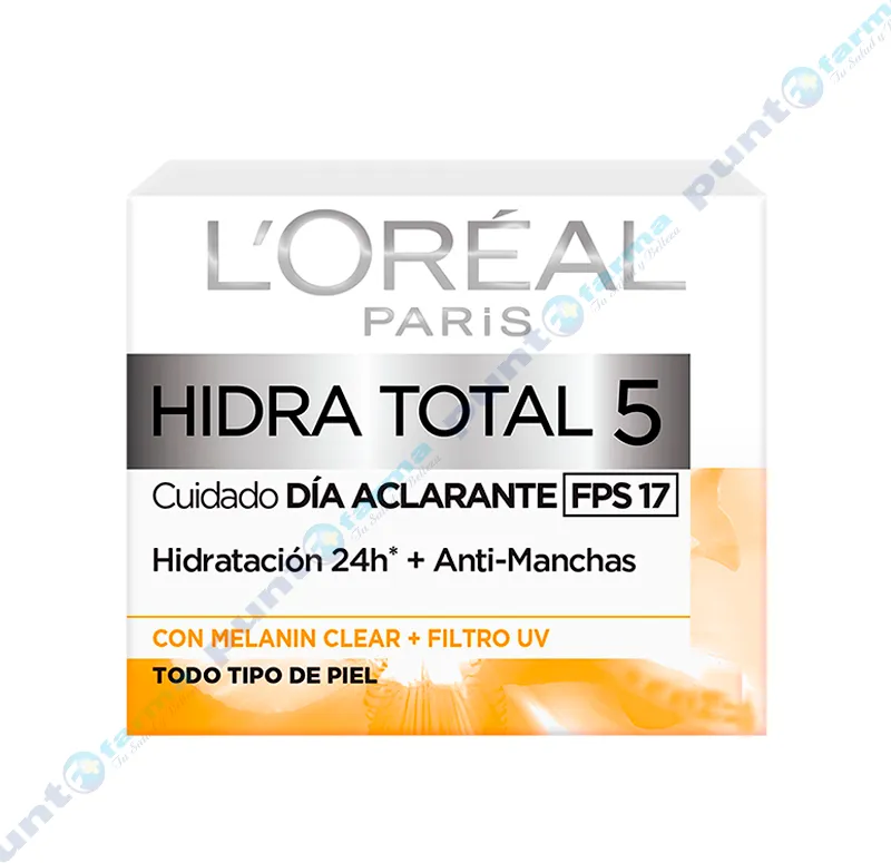 Crema Día Humectante FPS 17 Hidra Total 5 L'Oréal Paris - 50mL