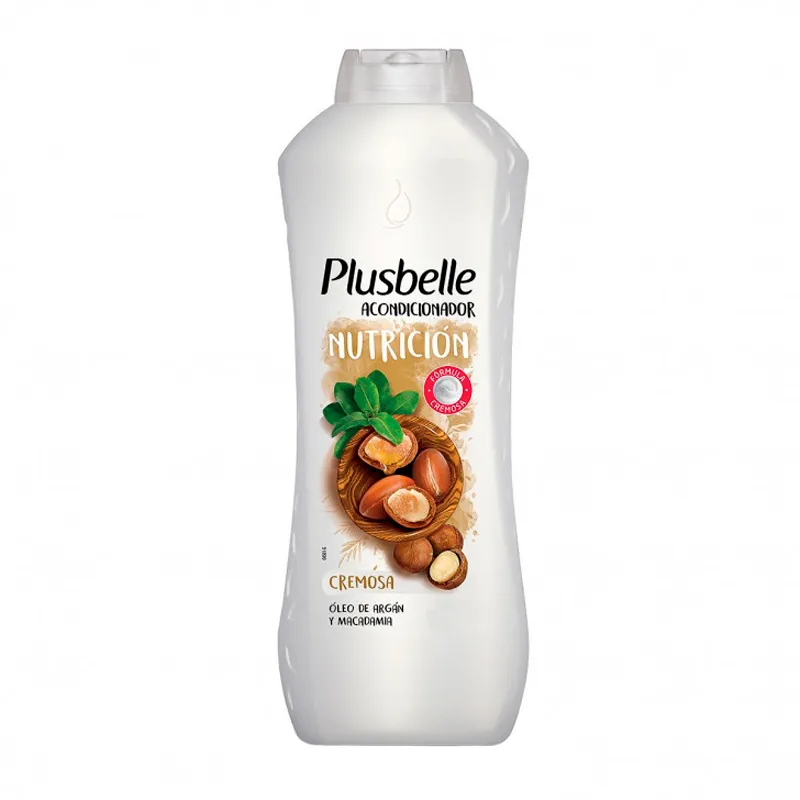 Acondicionador Nutrición Creme con Oleo de Argán y Macadamia Plusbelle - 1000 mL
