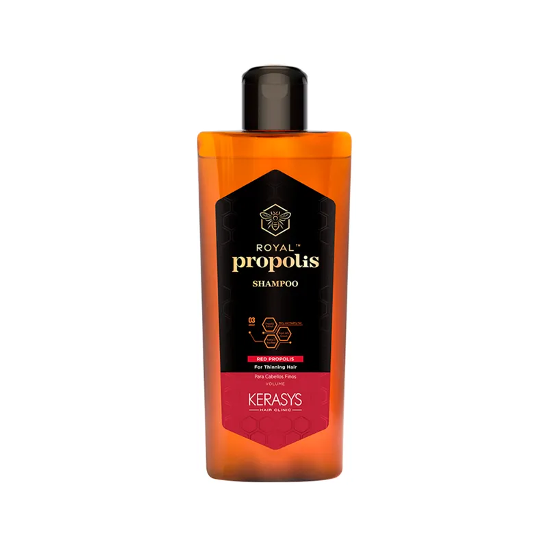 Shampoo Royal Red Propolis Volumen para Cabello fino, frágil y quebradizo Kerasys - 180mL