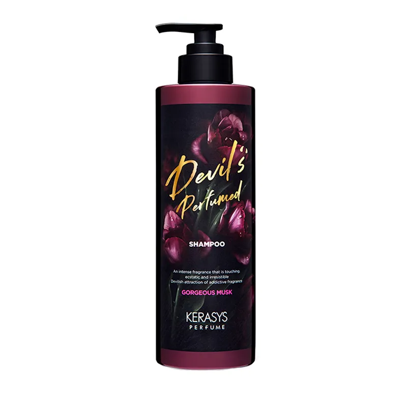 Shampoo Gorgeous Musk Devils Perfumed para todo de cabello Kerasys - 1000mL