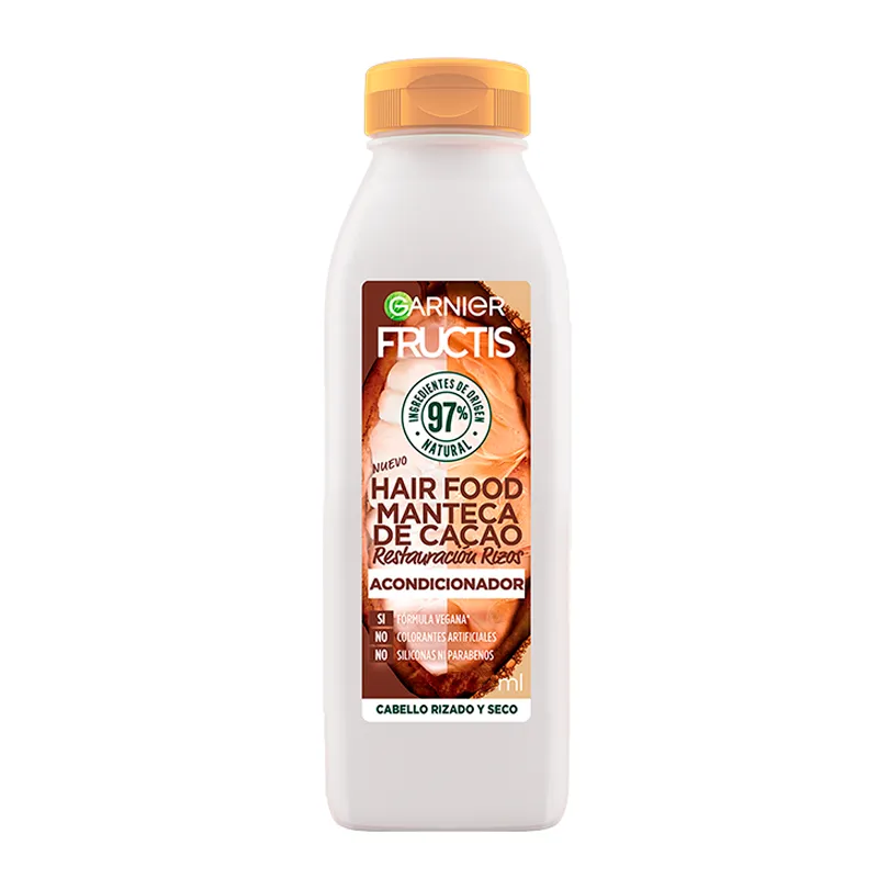 Acondicionador Fructis Hair Food Cacao Manteca de Cacao Rizos - 300mL