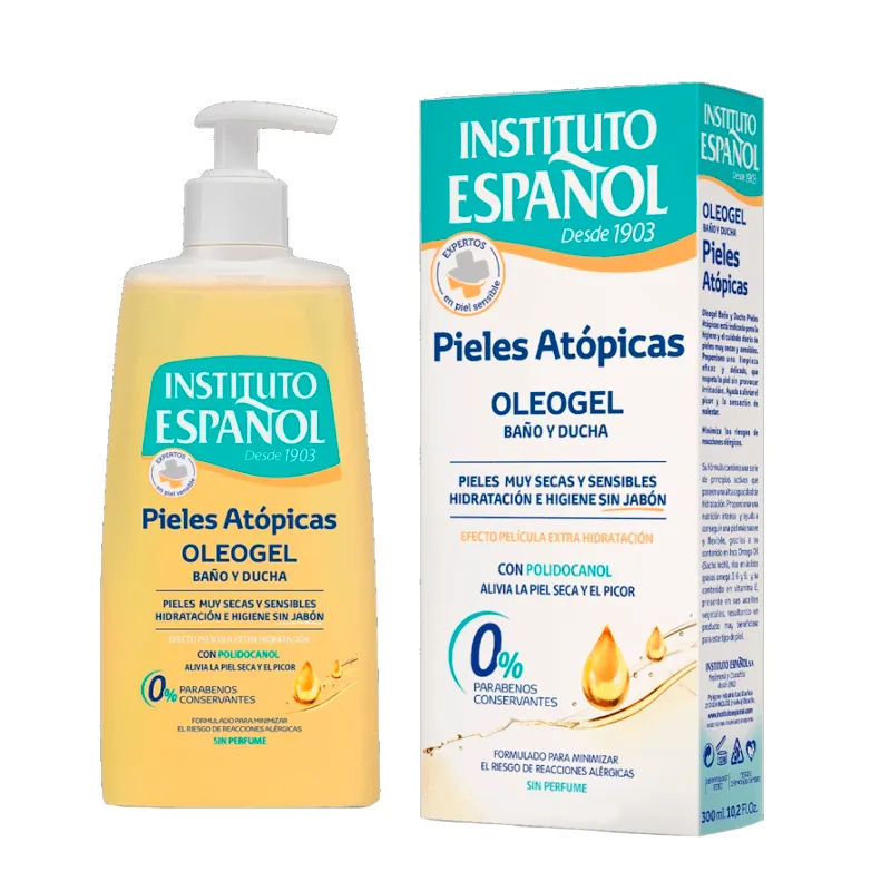 OleoGel Baño y Ducha Pieles Atopicas Instituto Español - 300mL