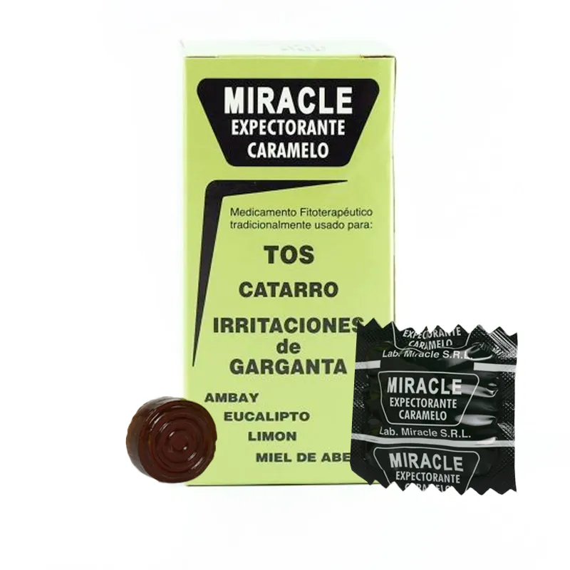 Miracle Expectorante Caramelo – Caja de 10 caramelos