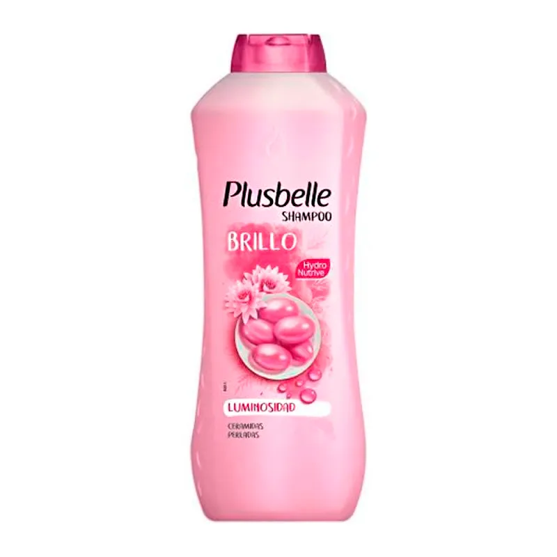 Shampoo Brillo Luminosidad Ceramidas Perladas Plusbelle -1000mL