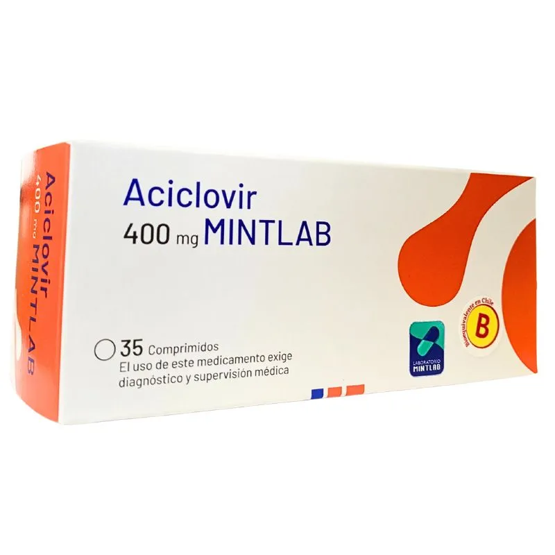 Aciclovir 400 mg - Caja de 35 comprimidos