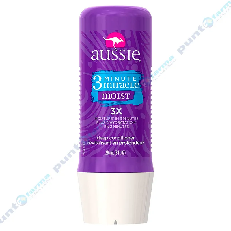 Acondicionador Aussie 3 Minute Miracle Moist - 236 mL