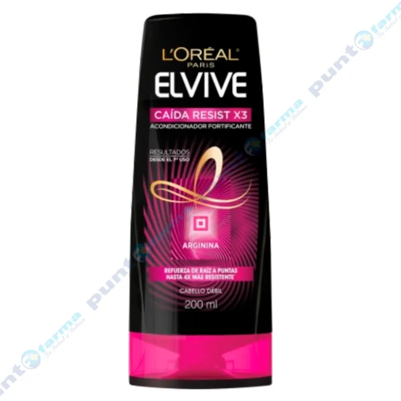 Acondicionador Fortificante Caída Resist X3 Elvive - 200mL