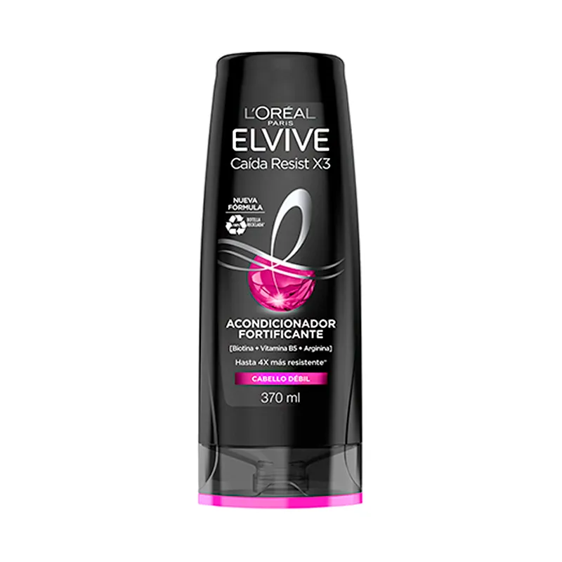 Acondicionador Fortificante Caida Resist x 3 Elvive - 370 ml