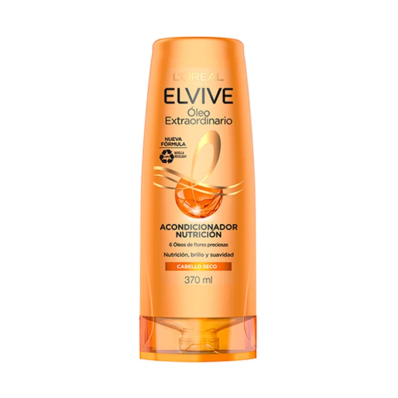 Acondicionador Óleo Extraordinario Nutrisellador Cabello Seco Elvive - 370mL