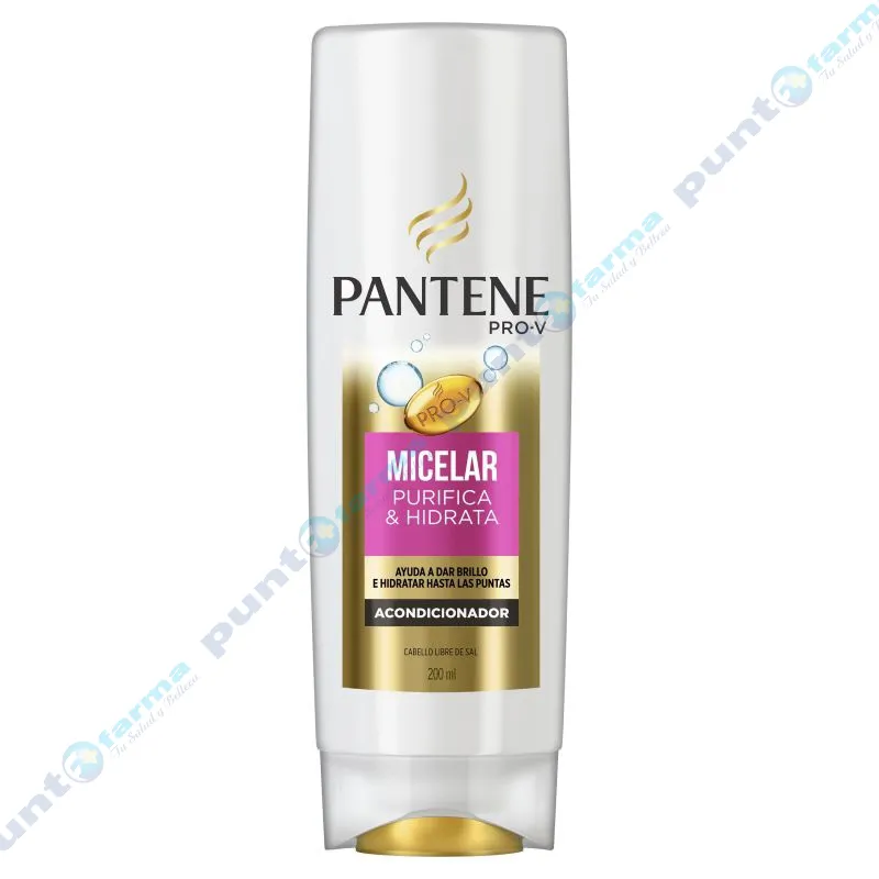 Acondicionador Pantene Pro-V Micelar Purifica & Hidrata - 200 mL
