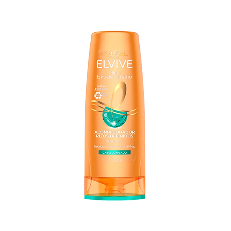 Acondicionador Rizos Definidos Óleo Extraordinario Elvive - 370mL