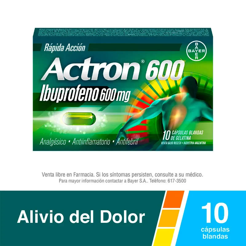 Image miniatura de Actron-600-Ibuprofeno-600-mg-Cont-10-Capsulas--46156.webp