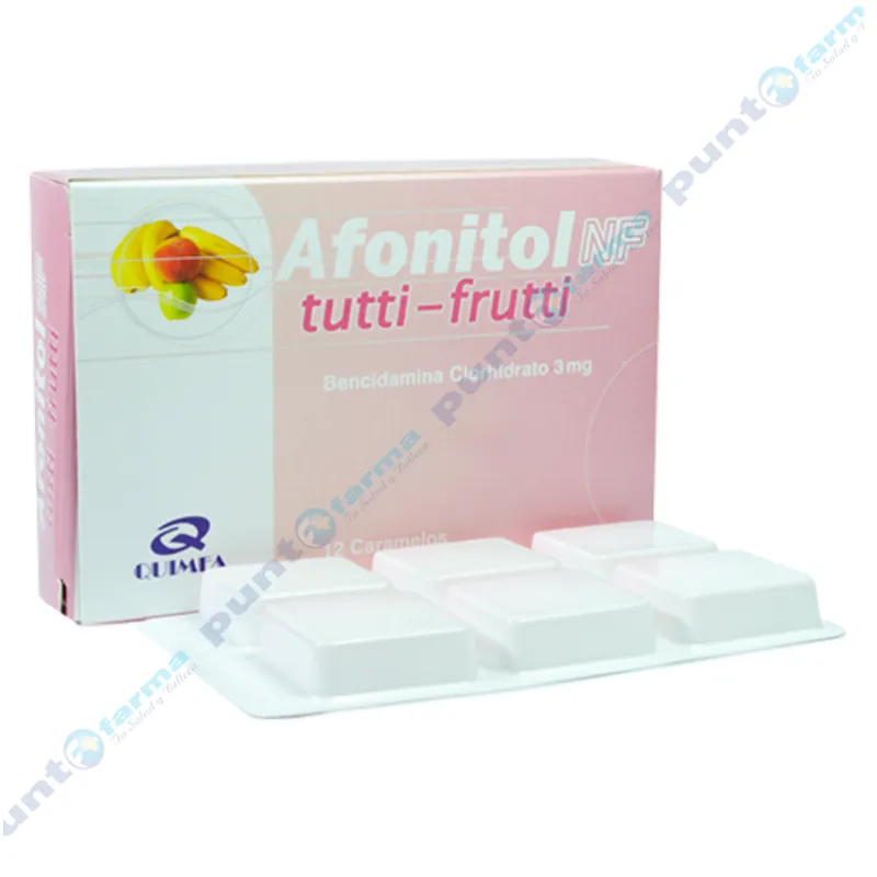 Afonitol NF Tutti-Frutti - Caja de 12 caramelos