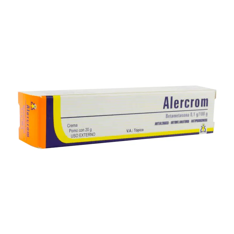 Alercrom Betametasona 0,1 g 100 g - Pomo de 20 gr