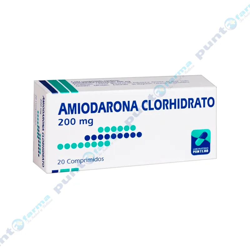Amiodarona Clorhidrato 200 mg - Cont. 20 comprimidos