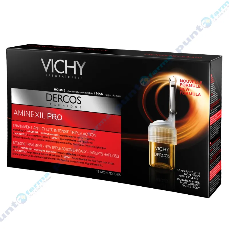 Ampolleta Aminexil anti caída Vichy
