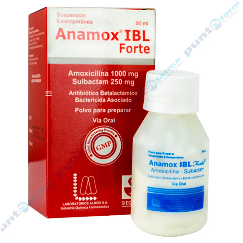 Anamox IBL Forte Amoxicilina 1000 mg - Cont. 60mL