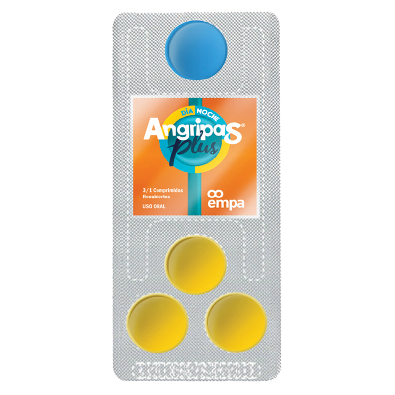 Angripas Plus Dia/Noche - Blister de 4 Comprimidos