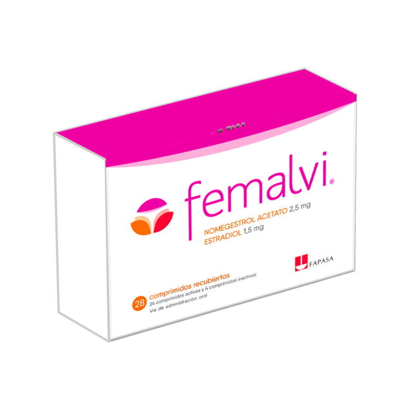 Anticonceptivo Oral Femalvi - Caja de 28 comprimidos