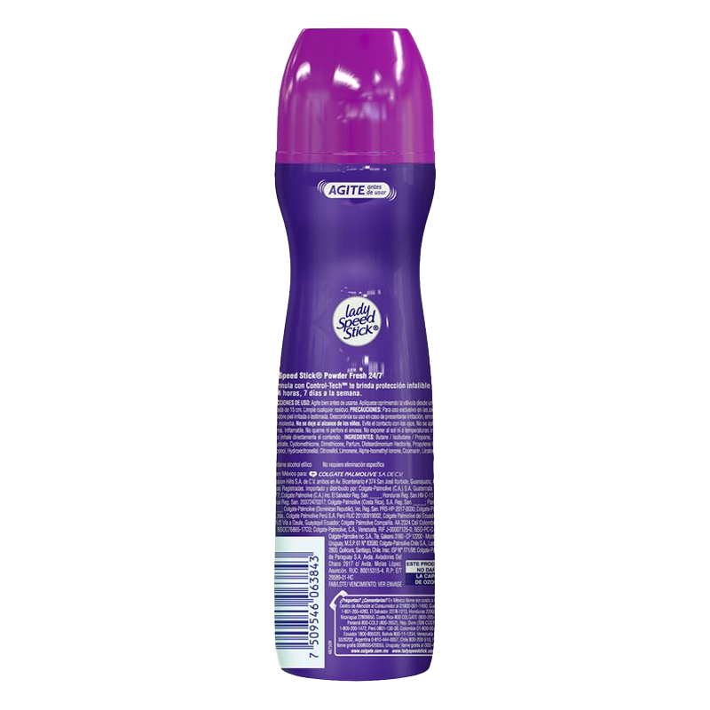 Image miniatura de Antitranspirante-Aerosol-24-7-Powder-Fresh-Lady-Speed-Stick-150-mL-44853.jpg