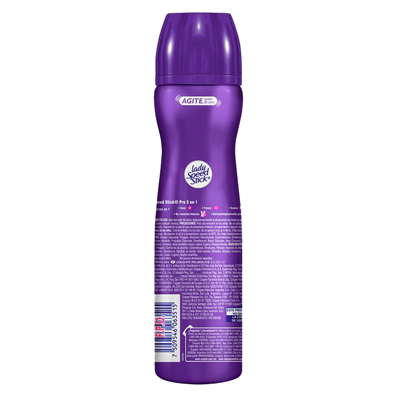 Image miniatura de Antitranspirante-Aerosol-Lady-Speed-Stick-Pro-5en1-150-mL-44846.jpg
