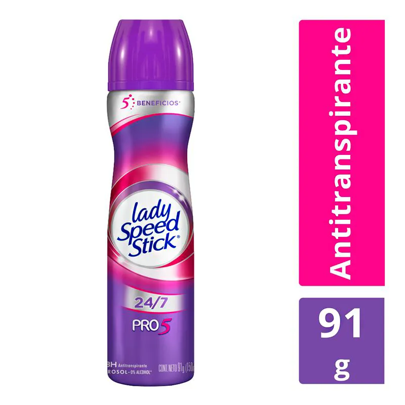 Image miniatura de Antitranspirante-Aerosol-Lady-Speed-Stick-Pro-5en1-150-mL-44847.webp