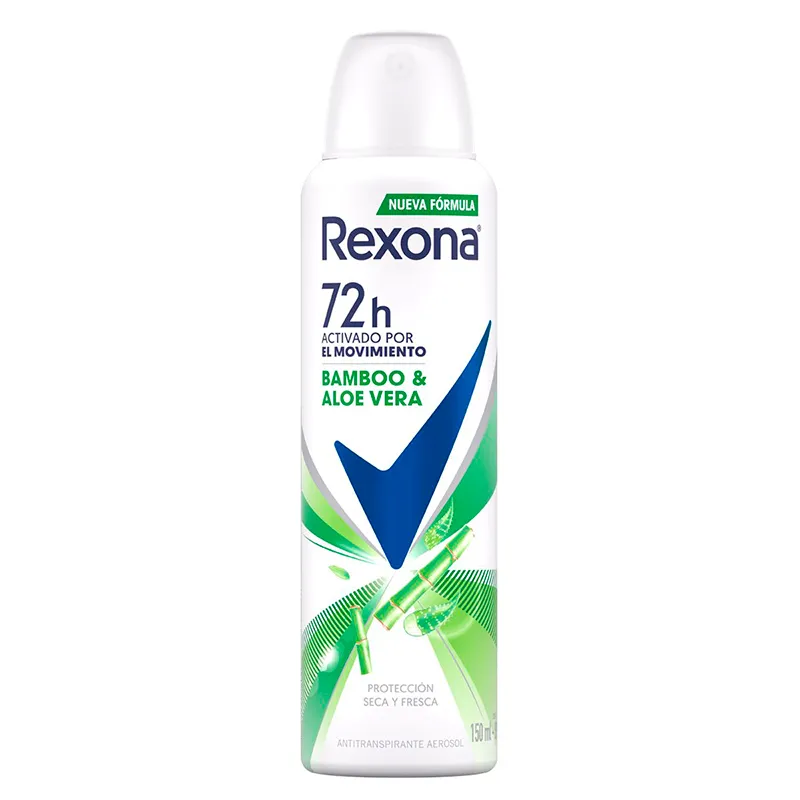 Antitranspirante Bamboo & Aloe Vera Rexona - Cont. 150 mL