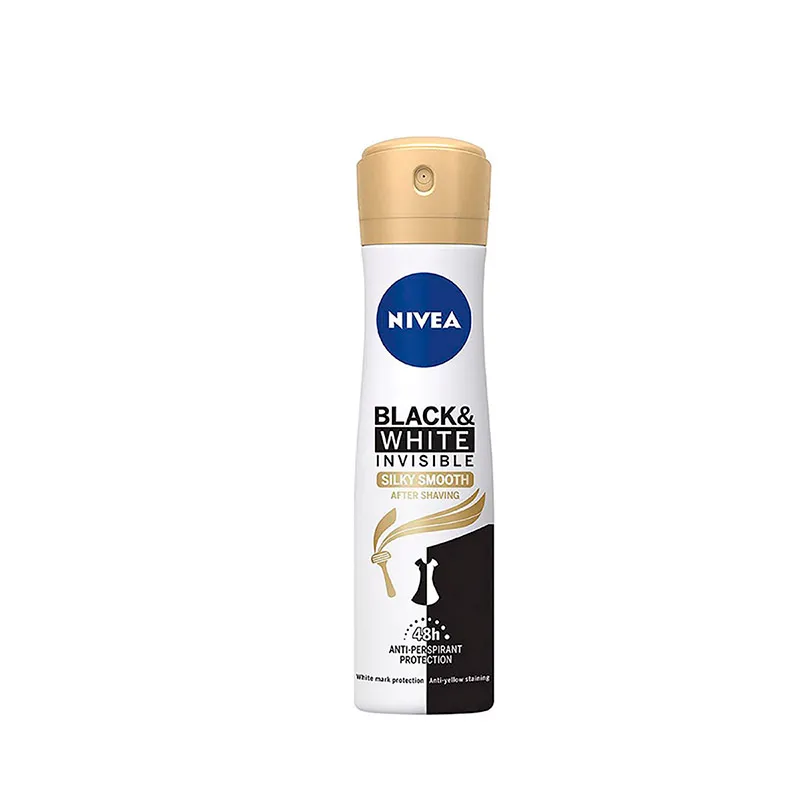 Antitranspirante Black & White Invisible Nivea - 150mL