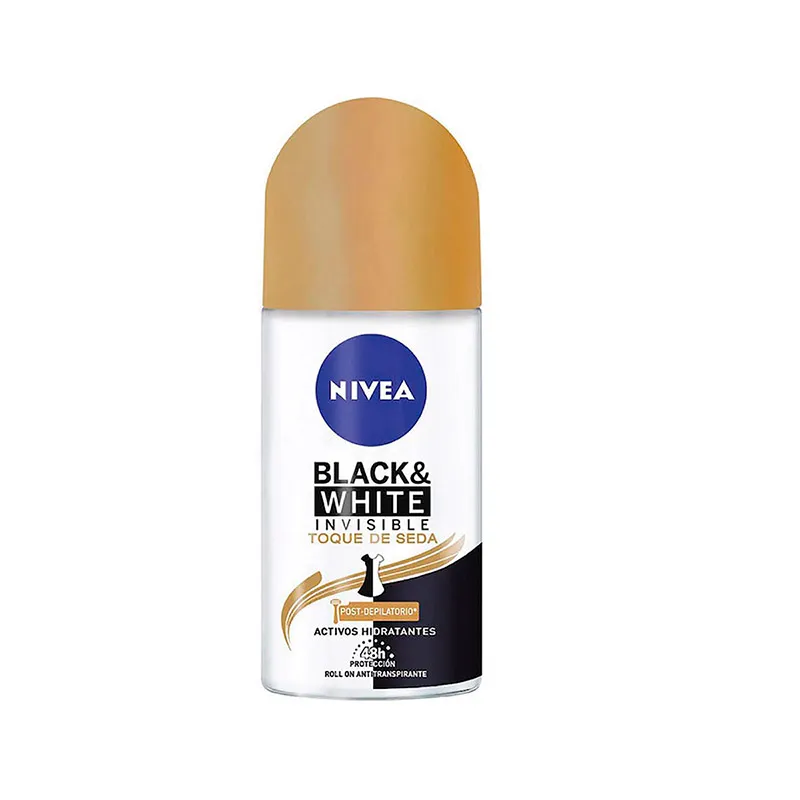Antitranspirante Black & White Toque de Seda Nivea - 50ml