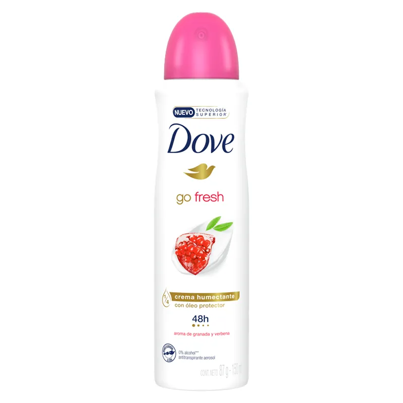 Antitranspirante Granada y Verbana Go Fresh Dove - 150 mL