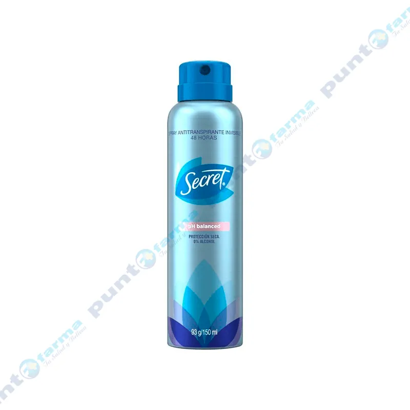Antitranspirante Ph Balanced Secret - 150 mL