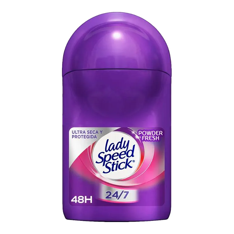 Antitranspirante Roll-On 24/7 Powder Fresh Lady Speed Stick - 50 mL