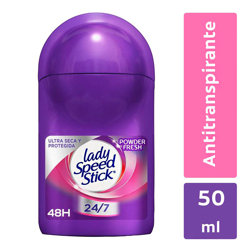 Image miniatura de Antitranspirante-Roll-On-24-7-Powder-Fresh-Lady-Speed-Stick-50-mL-44874.jpg