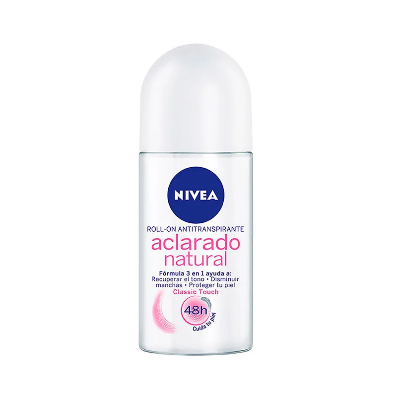 Antitranspirante Roll-On Aclarado natural Nivea - 50mL