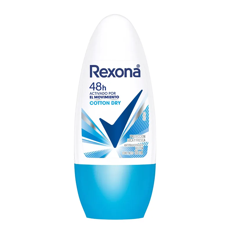 Antitranspirante Roll On Cotton Dry Rexona - 50mL