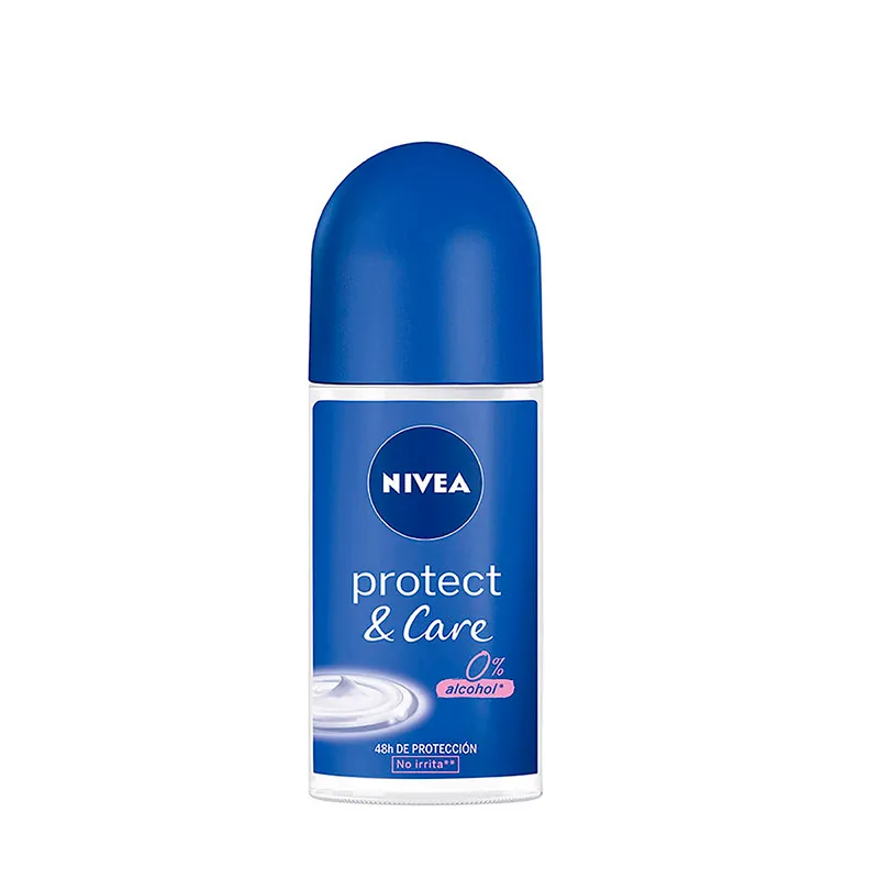 Antitranspirante Roll-On Protect & Care Nivea - 50mL
