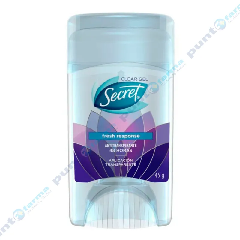 Antitranspirante Secret Clear Gel Fresh Response - 45 gr.