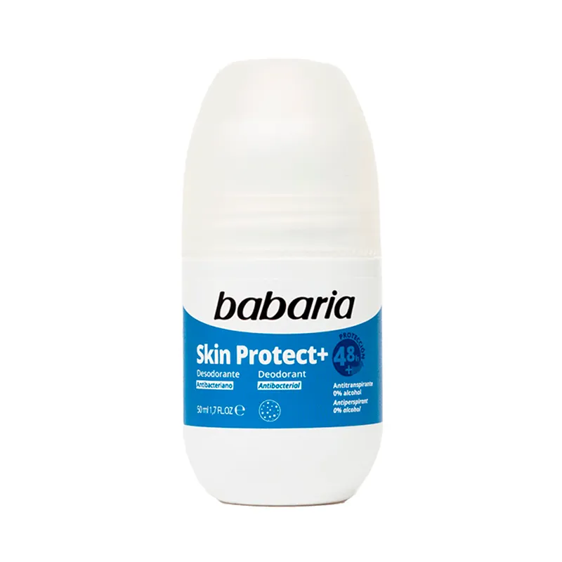 Antitranspirante Skin Protect + Antibacterial Babaria - 50mL