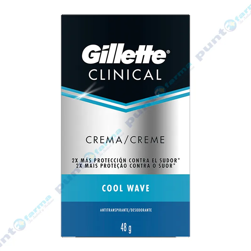Image miniatura de Antitranspirante-en-Barra-Cool-Wave-Gillette-Clinical-48-gr-34780.webp