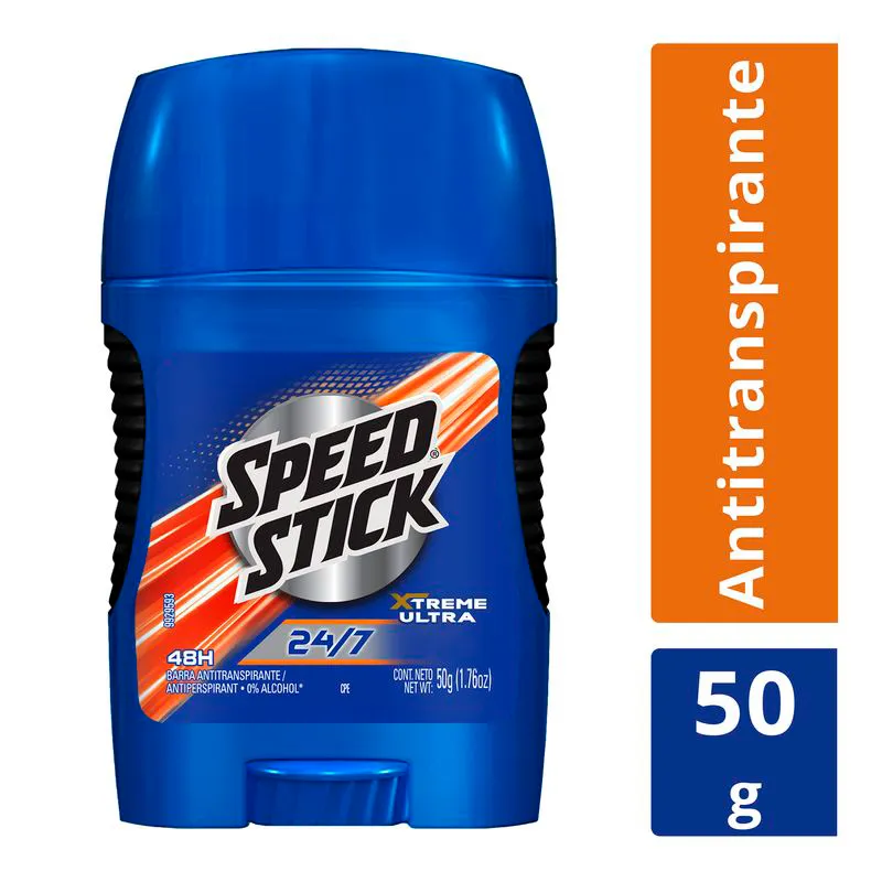 Image miniatura de Antitranspirante-en-Barra-Speed-Stick-24-7-Xtreme-Ultra-50-gr-44779.webp