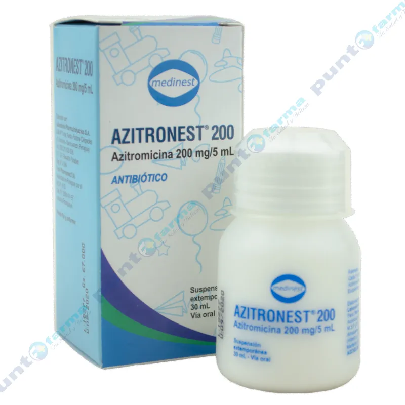 Azitronest® 200 Azitromicina 200mg/5ml - 30ml