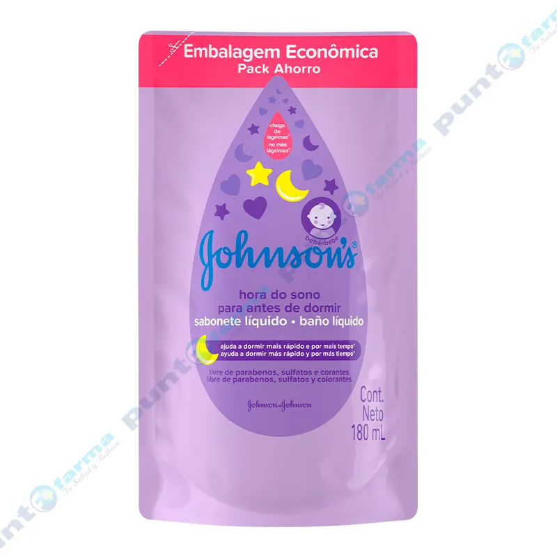Baño Líquido Dulces Sueños Johnson's - 180 mL