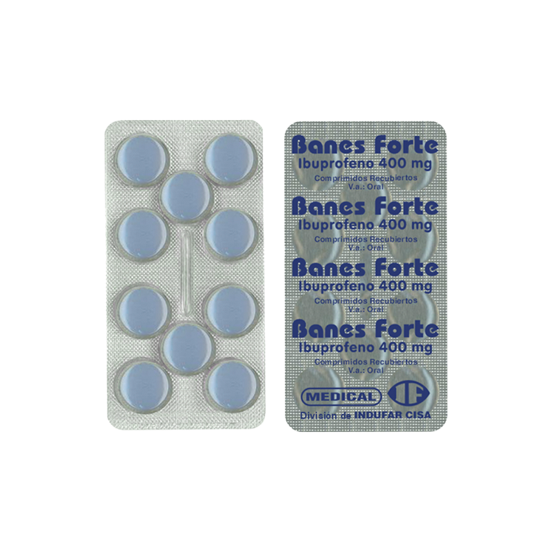 Banes Forte Ibuprofeno 400 mg - Blister de 10 comprimidos recubiertos