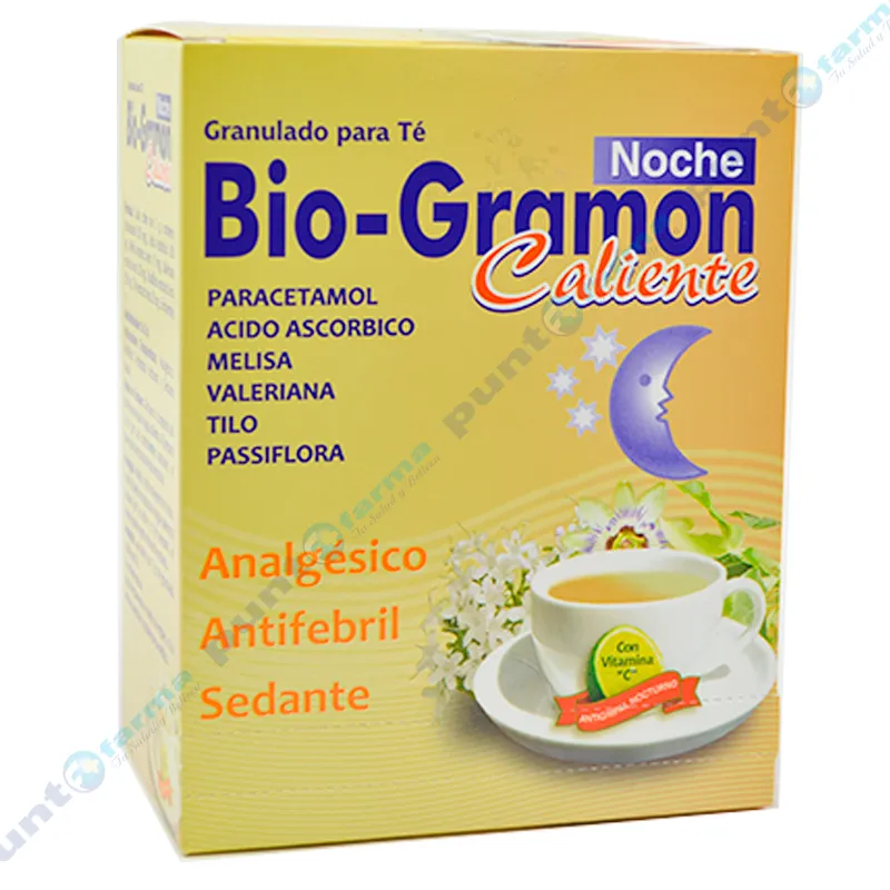Bio-Gramon Caliente Noche - Granulado p/ Té Cont. 40 sobres