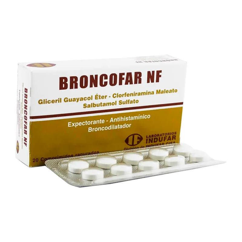 Broncofar NF - Caja de 20 comprimidos