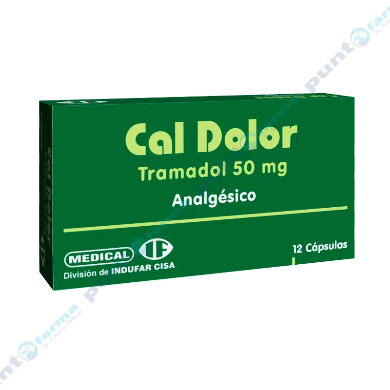 Cal Dolor Tramadol - Caja de 12 cápsulas