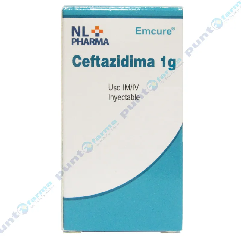 Ceftazidima 1g - Caja de 1 ampolla