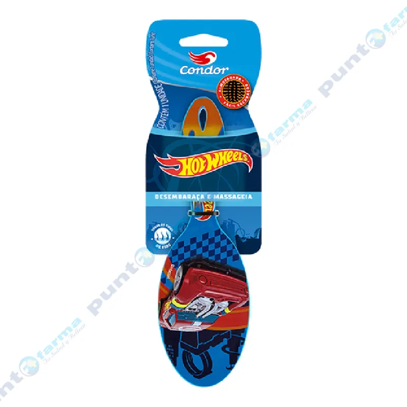 Cepillo  para Cabello Hotwheels Condor - 1 Unidad