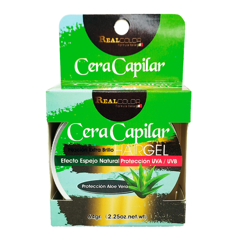 Cera Capilar Aloe Vera Real Color - 64gr