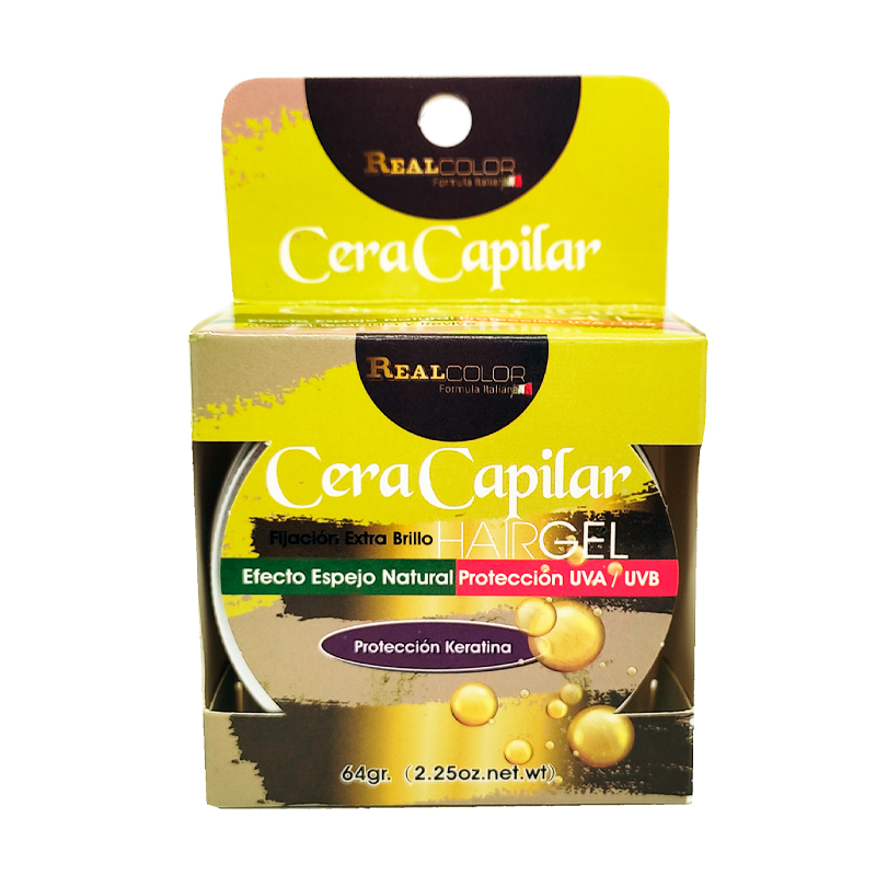 Cera Capilar con Keratina Real Color - 64gr